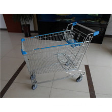 Asian Style Steel Supermarket Shopping Cart